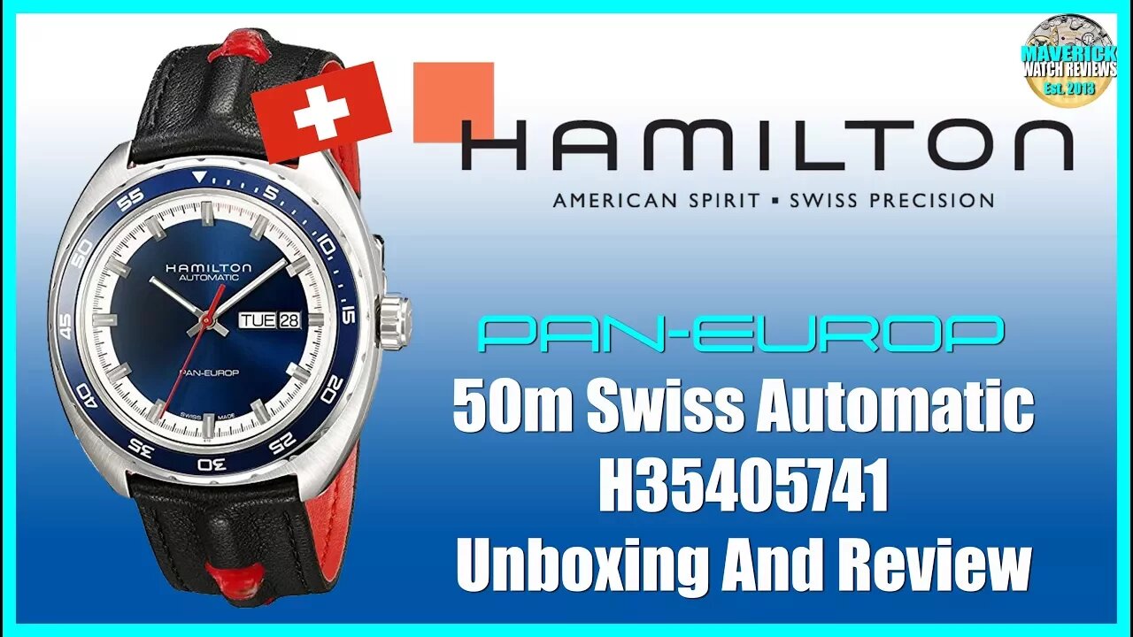 Real Looker! | Hamilton Pan Europ 50m Swiss Automatic H35405741 Unbox & Review