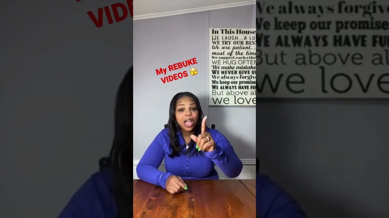 😬😬 The Truth Behind My Rebuke Videos…👀 #rebuke