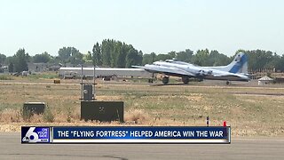 Two historic World War II Bombers land at the Nampa Municipal Airport