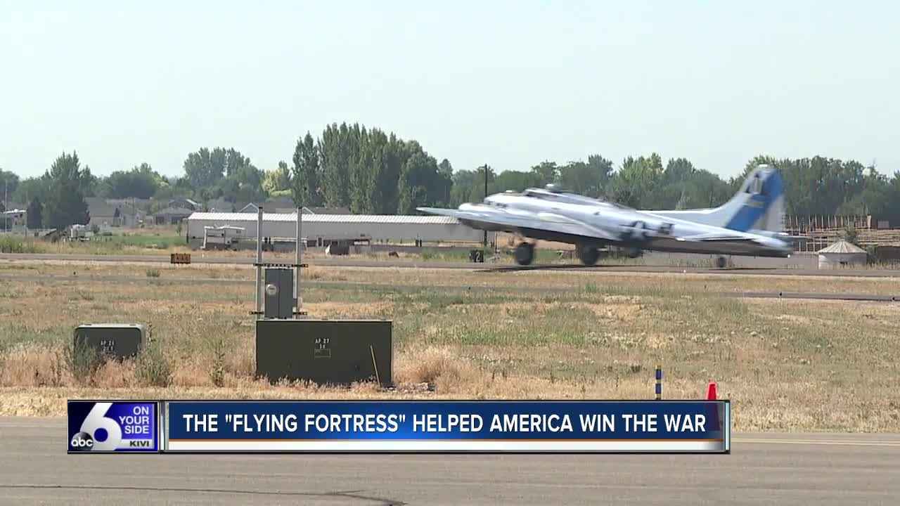 Two historic World War II Bombers land at the Nampa Municipal Airport
