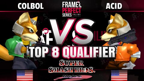 FPS5 Online - Colbol (Fox) vs. aCID (Fox) - Melee Top 8 Qualifier