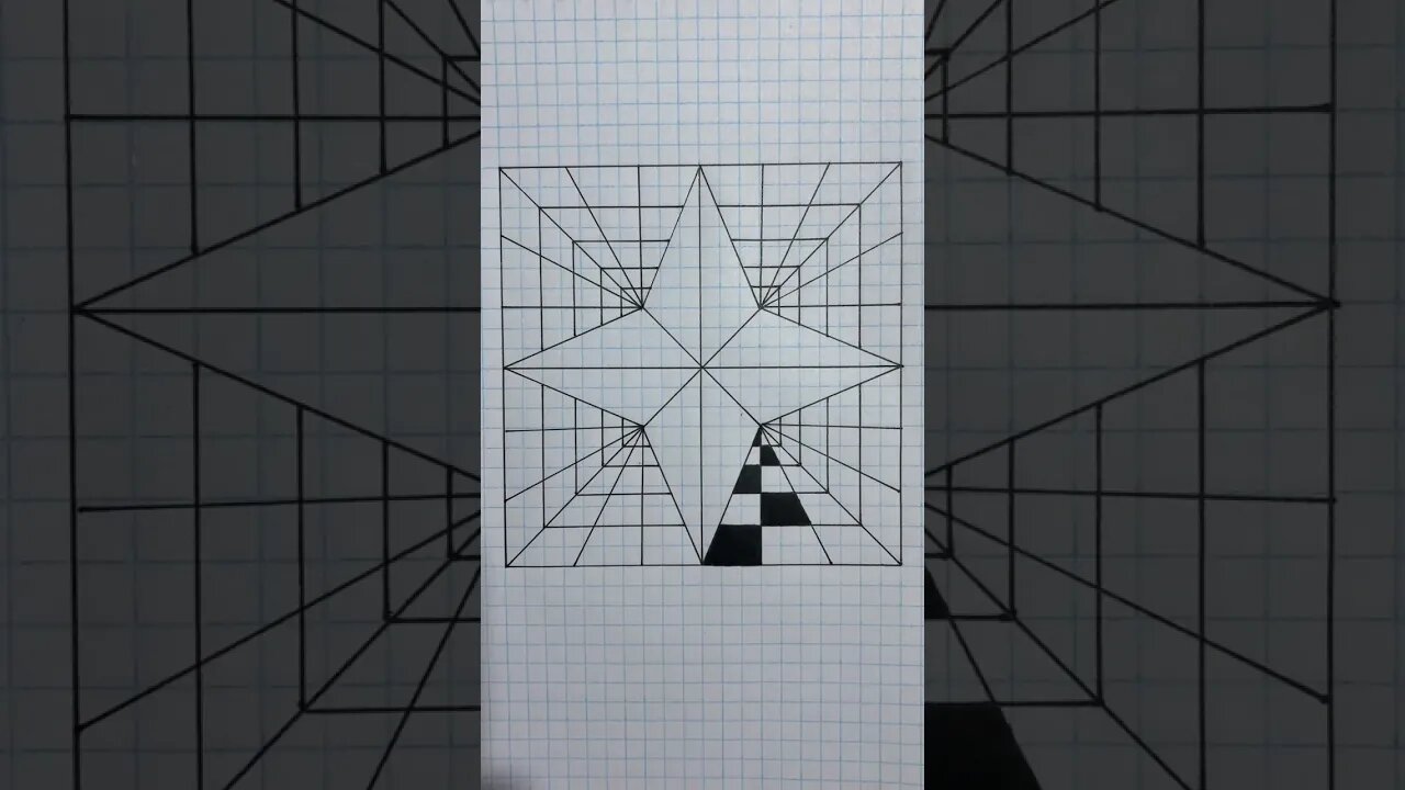 Drawing Easy 3D Art #shorts