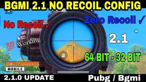 BGMI NO RECOIL CONFIG 2.1 | BGMI 2.1 NO RECOIL CONFIG | BGMI NO RECOIL OBB 2.1 | NO RECOIL,#norecoil