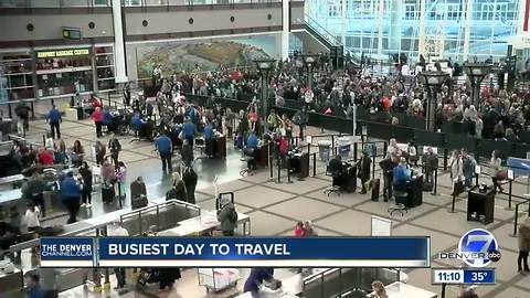 DIA gears up for the busiest day for holiday travelers