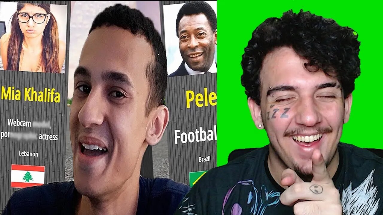 A pessoa mais famosa de cada país no mundo | Léo Muriel React