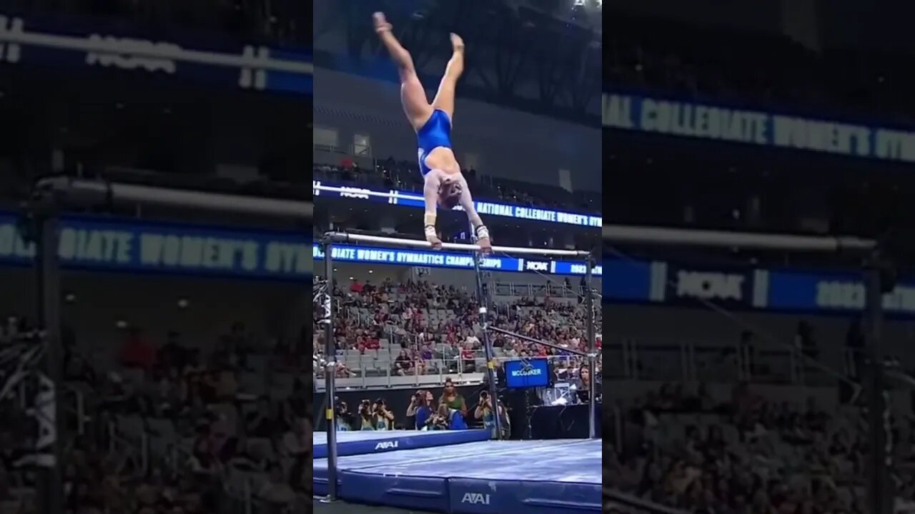 Riley McCusker (FLA) 9.9 on Bars - NCAA Semifinals 2023 #shorts