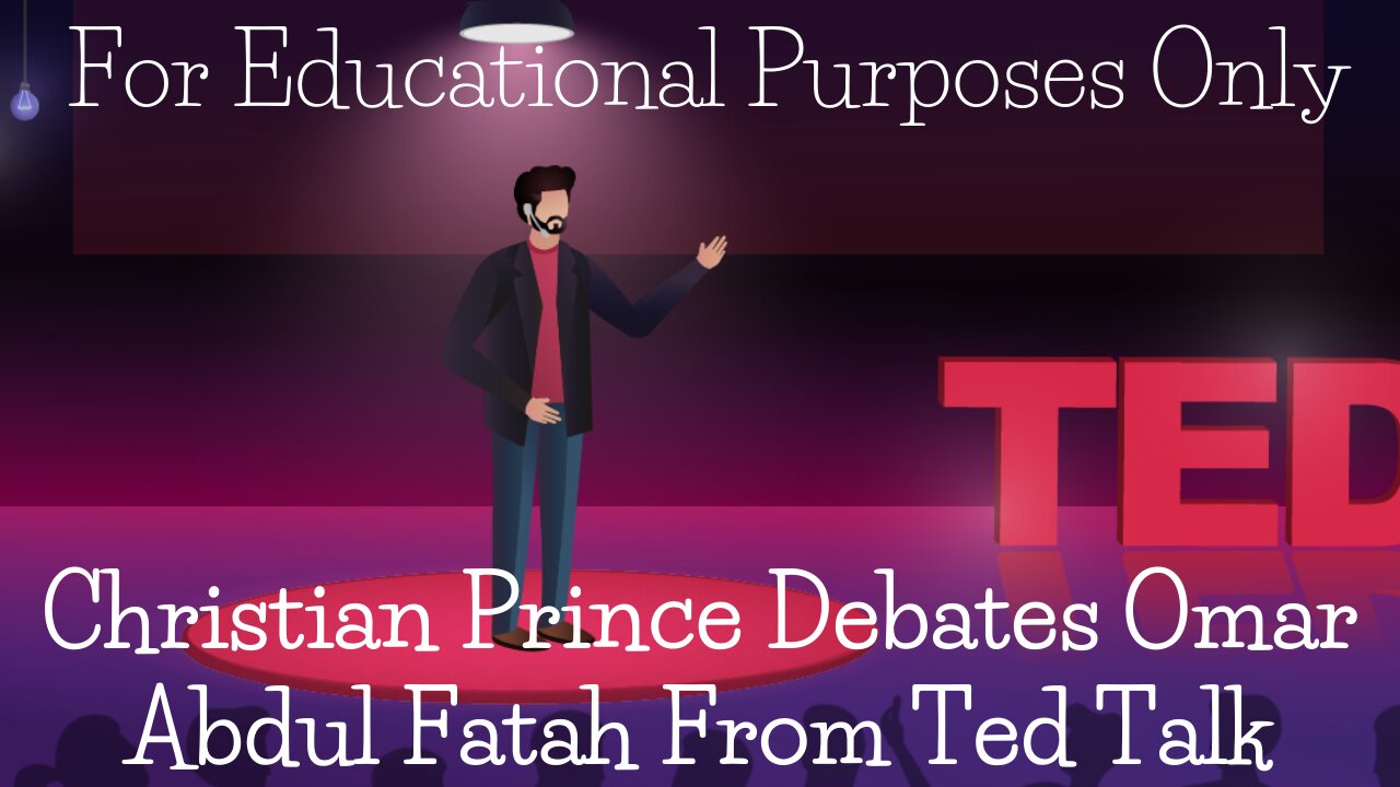 Christian Prince Debates Omar Abdul Fatah From Ted Talk