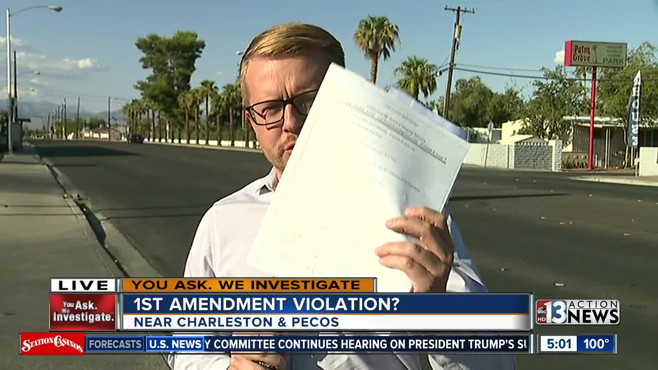 East Las Vegas man claims mobile home park violating civil rights