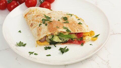 Easy 5 Minute Breakfast Quesadilla Recipe