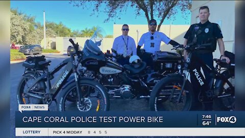 Cape Coral Police test new bike