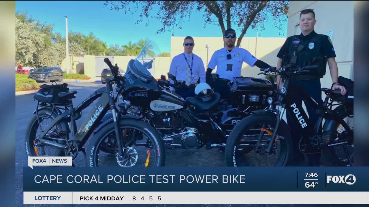 Cape Coral Police test new bike