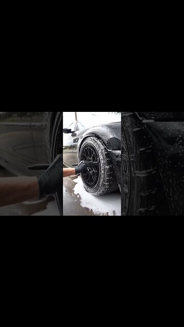 BMW E46 M3 Wheel Cleaning #shorts #detailing #bmw