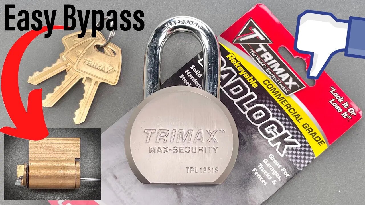 [1517] 5 Year Update: TriMax Round Body Padlock