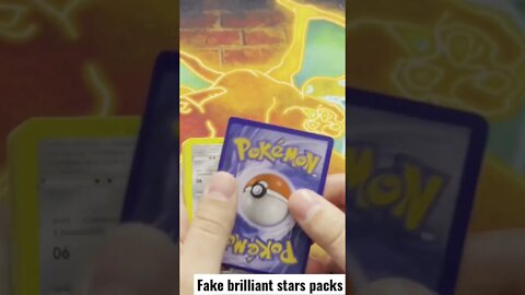 Opening Fake Pokémon Brilliant stars Pack 1 these are getting crazier similar check them out!