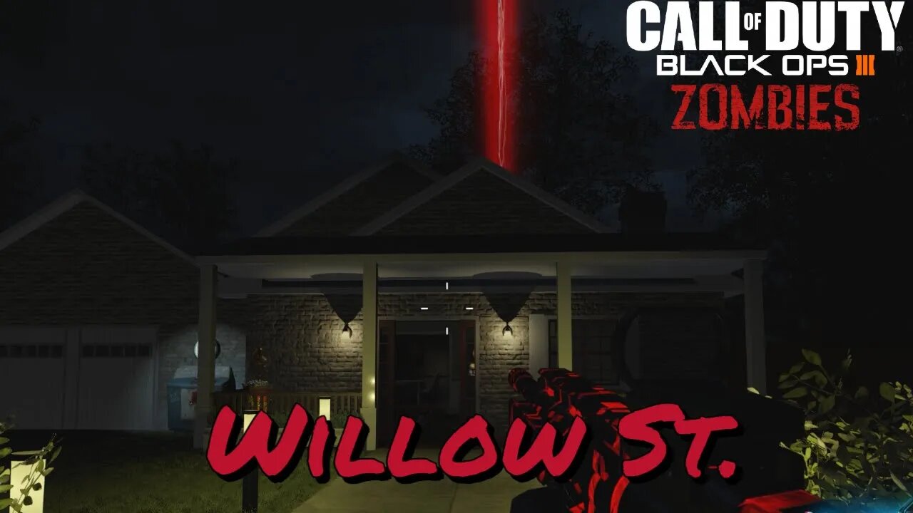 Call of Duty BO3 Custom Zombies Map Willow St Gameplay No Commentary