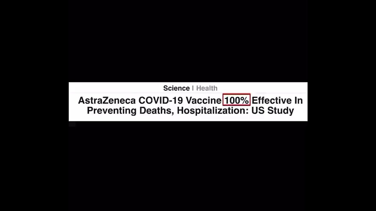 Experimental vaccine effectiveness