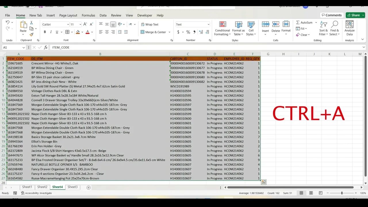 How To Align Data In Center (In Excel).