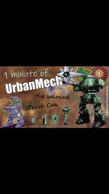 BATTLETECH #Shorts - UrbanMech, the beloved Trash Can