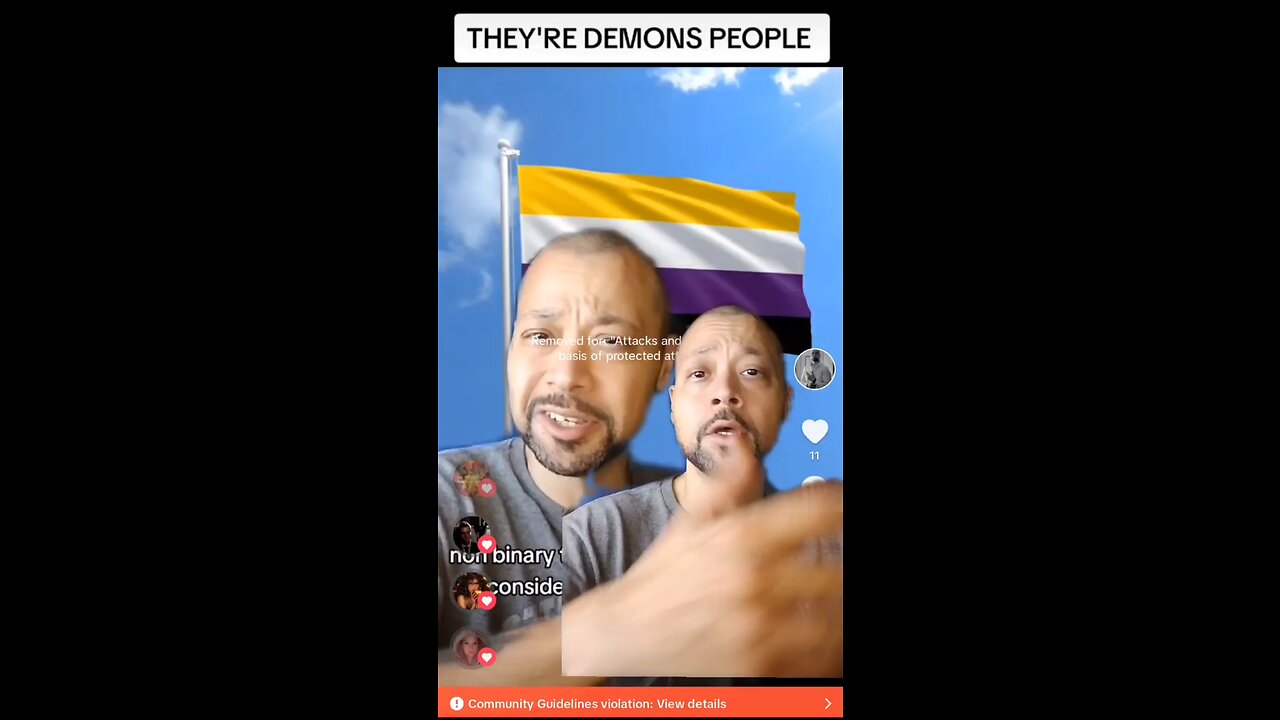 Non-binary is Demonic (Tik Tok banned video)