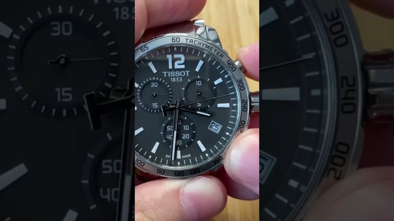 How to reset watch chronograph Tissot #edcwatches