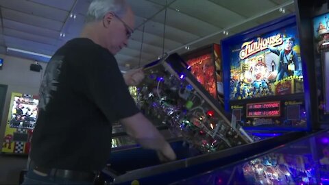 He's a wizard when it comes to fixing pinball machines