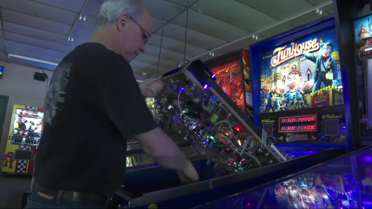 He's a wizard when it comes to fixing pinball machines