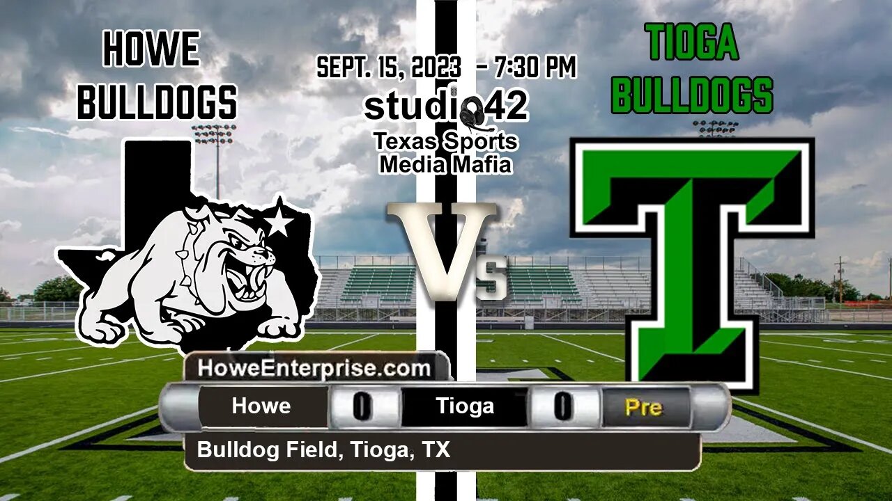 Howe Bulldogs at Tioga Bulldogs, 9/15/2023