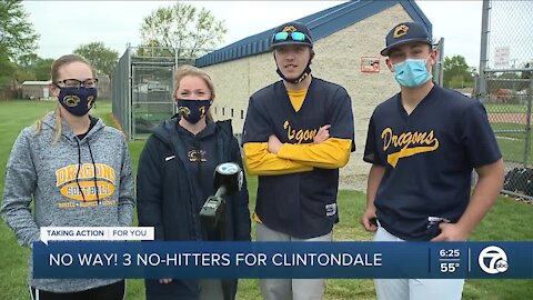 No Way! Three no-hitters for Clintondale