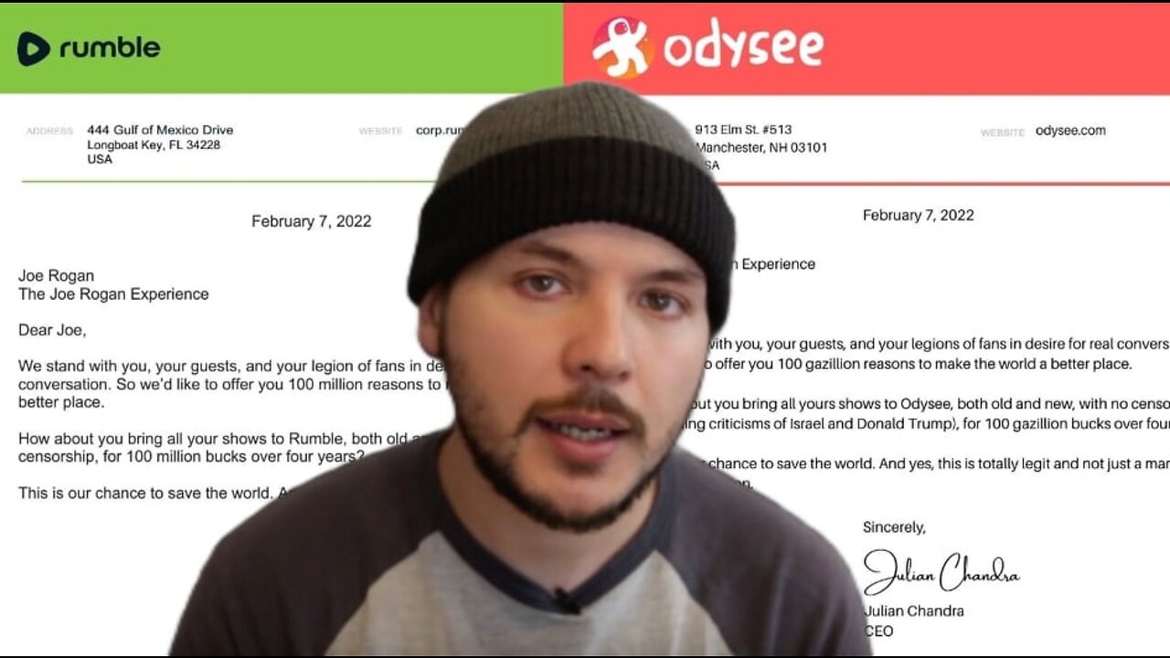 Rumble Offers Joe Rogan $100M | Odysee Trolls Them and Tim Pool Cries About It