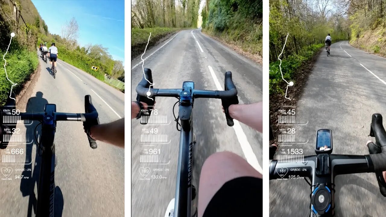 6 MILE CHAIN GANG CYCLING VIDEO. 1500+ WATT SPRINT! 49 MPH