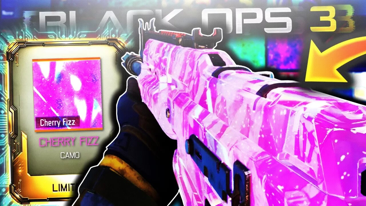 NEW SECRET "CHERRY FIZZ CAMO" GAMEPLAY! Black Ops 3 HOW TO UNLOCK CHERRY FIZZ CAMO GLITCH! (BO3 DLC)