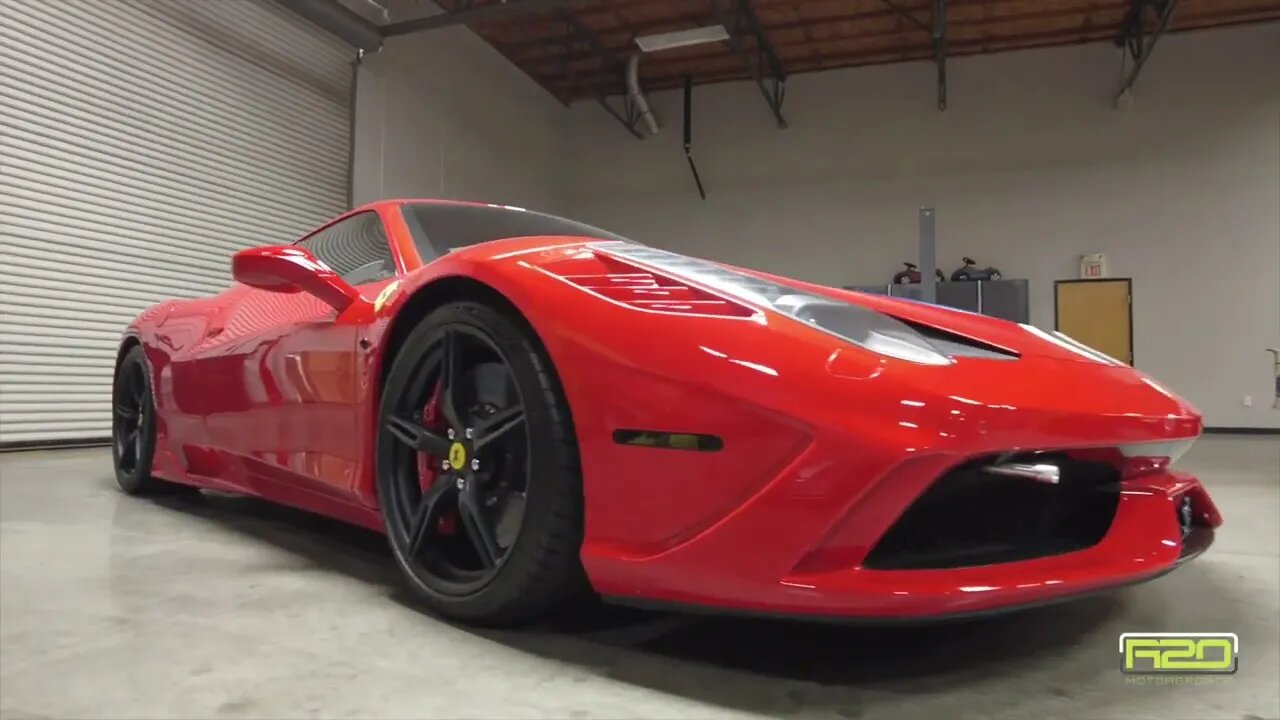 Bring-A-Trailer 2015 Ferrari 458 Speciale Underbody Walk Around