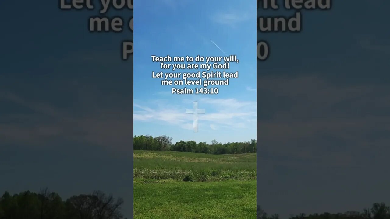 Psalm 143:10 #bible #Jesus #God #christian #Lord