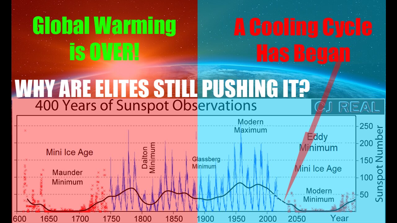 Global Warming is OVER! WHy are they still pushing it? Global Corps are not green