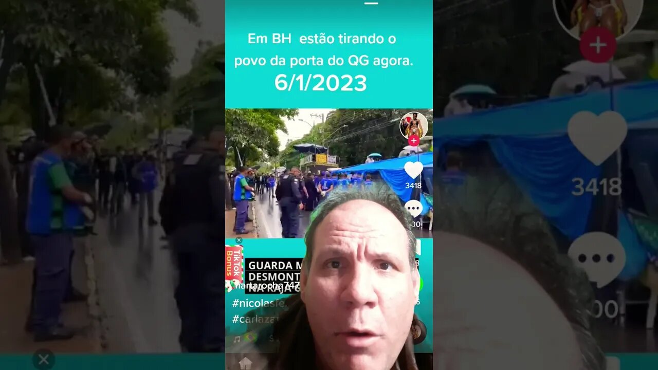 Manifestantes são retirados de frentes aos QG s . Fim dos acampamentos dos patriotas