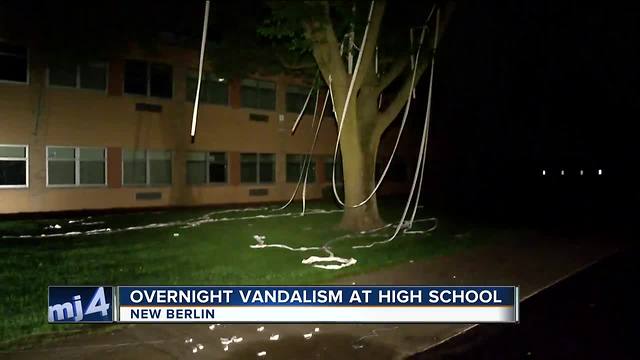 New Berlin West High school vandalized overnight