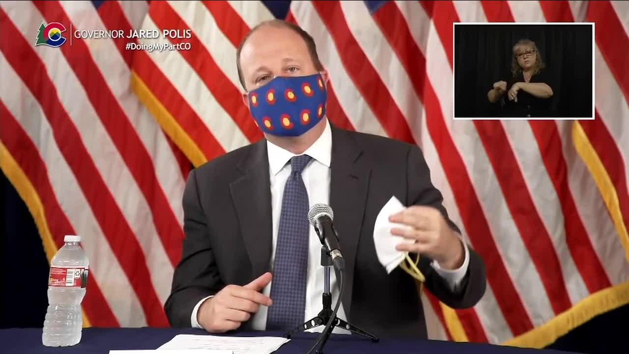 Gov. Jared Polis issues statewide mask mandate for Colorado