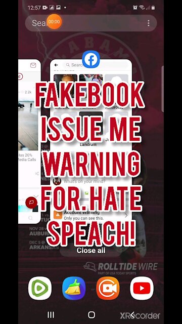 FAKEBOOK FINALLY CAME AFRER ME!