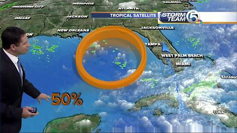 50 percent chance for system to develop in the Gulf of Mexico