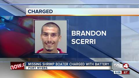 Missing shrimper found safe, but is arrested