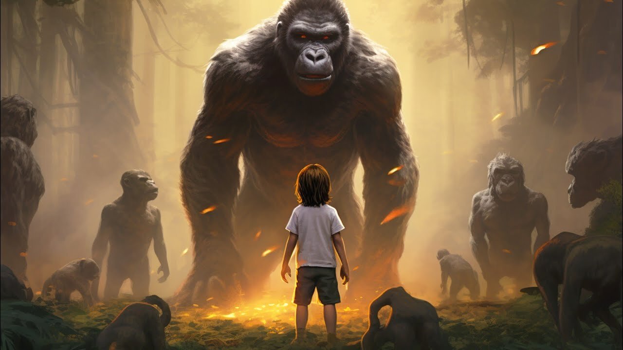 Boy Is Trained By Gorillas To Save The Jungle From Destruction