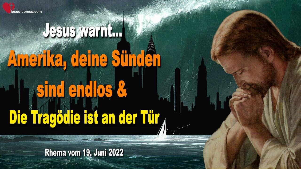 Warnung von Jesus Christus 🙏 Amerika, deine Sünden sind endlos & Die Tragödie ist an der Tür