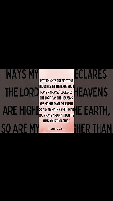 Isaiah 55:8-9 #shorts