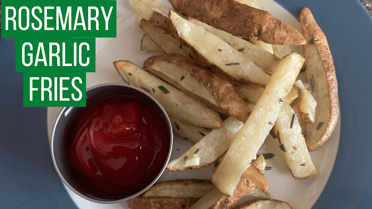 Air Fryer Rosemary Garlic Fries