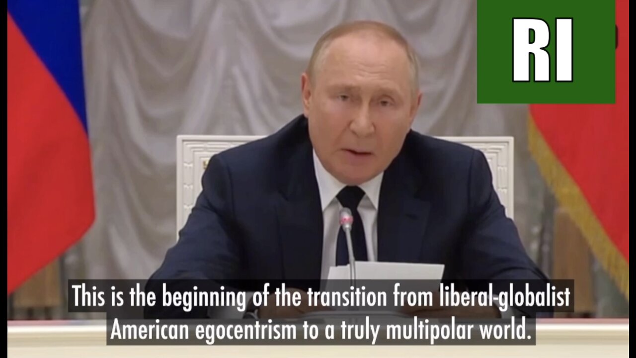 Putin: West Already Lost Its War With Russia! American Liberal - Globalist New World Order Is Past!