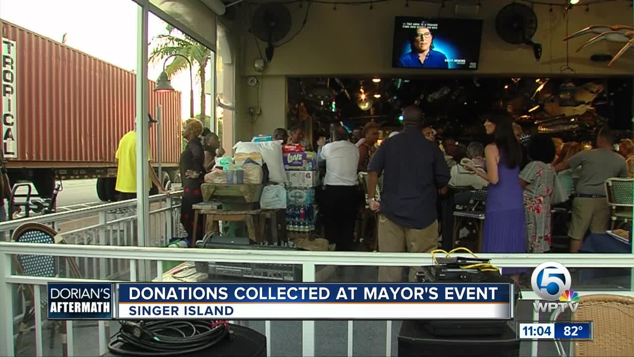 Donations collected at Mayor's event on Singer Island