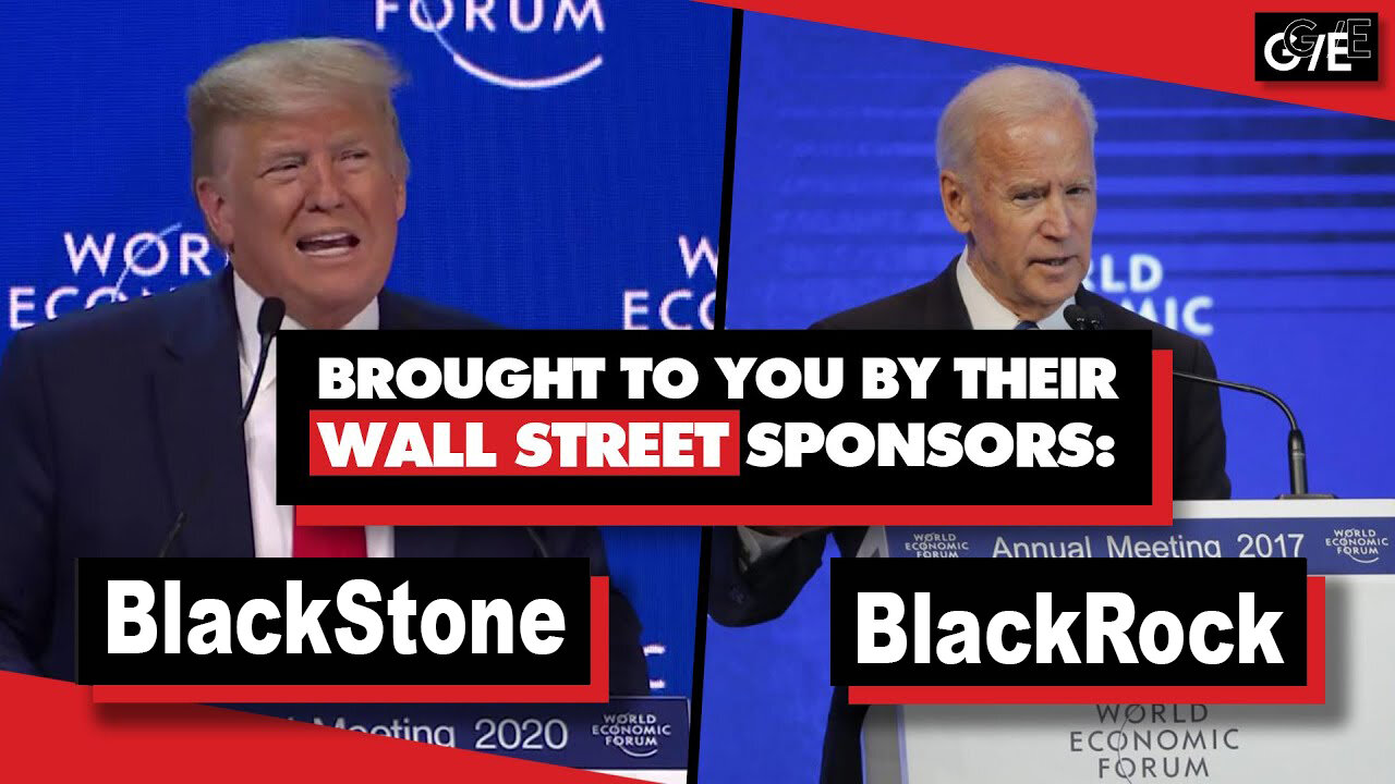 How Wall Street Buys U.S. Elections - BlackStone Funds Donald Trump, BlackRock Backs Joe Biden