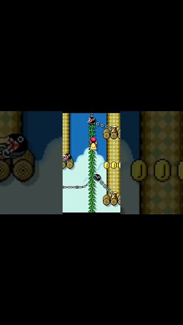 Falling off vines #supermariomaker2 #supermariobros