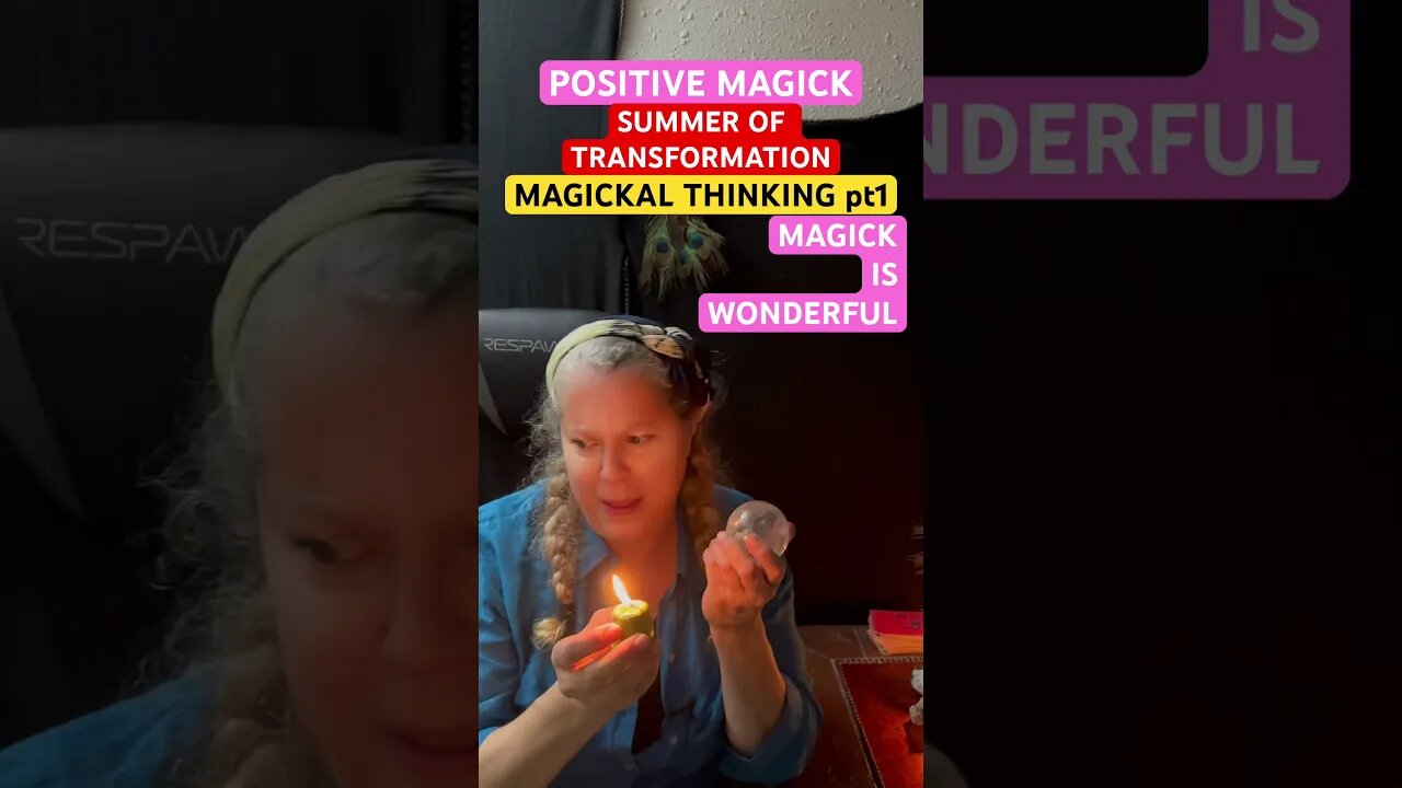 POSITIVE MAGICK MAGICKAL THINKING #shortsfeed #goodvibes #magick #affirmations #spiritualawakening