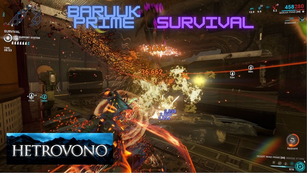 [Warframe] Baruuk Prime Survival